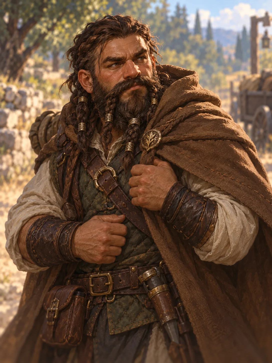Портрет дварфа — раса D&D 5e